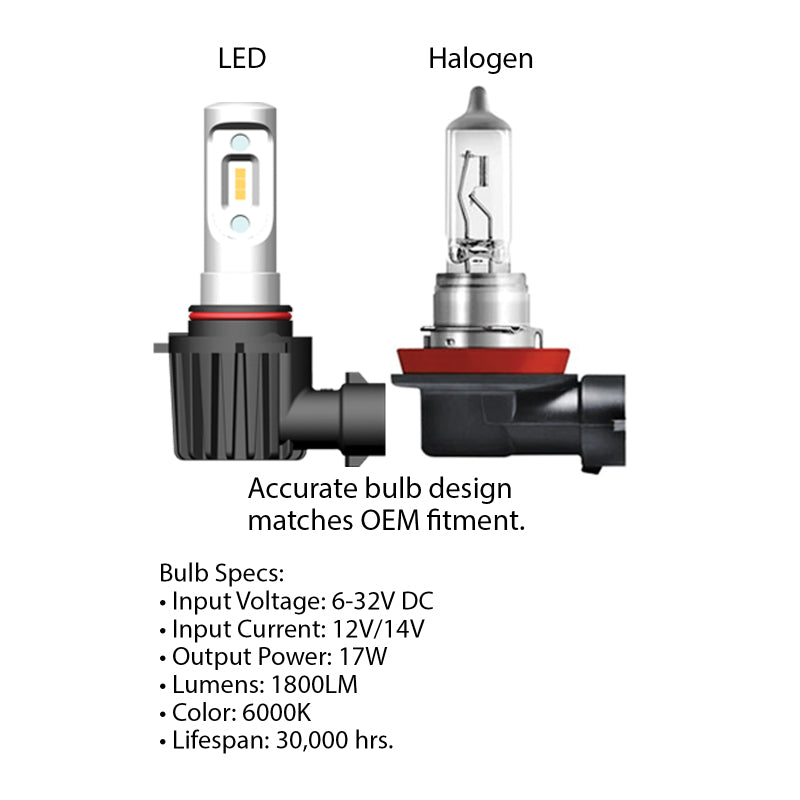 Load image into Gallery viewer, Oracle 880/881/H27 - VSeries LED Headlight Bulb Conversion Kit - 6000K
