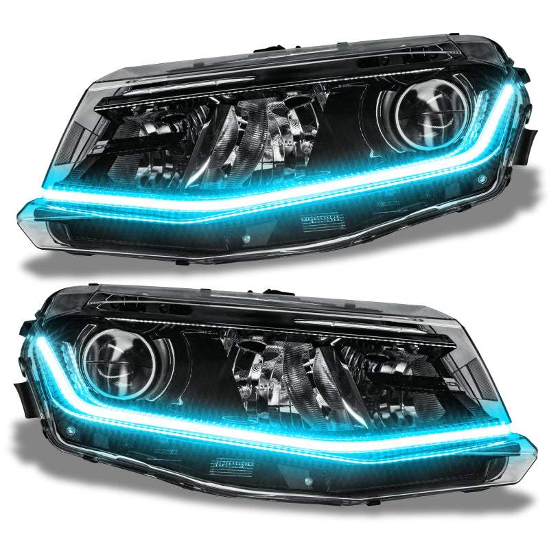 Load image into Gallery viewer, Oracle 16-21 Chevy Camaro Surface Mount DRL Modules - ColorSHIFT w/ Simple Controller
