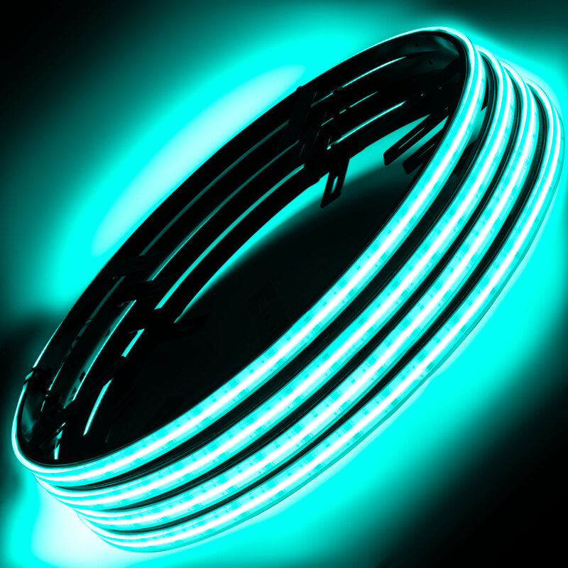Load image into Gallery viewer, ORACLE Lighting LED Illuminated Wheel Rings 16.5in PLASMA ColorSHIFT w/BC2 Bluetooth Controller
