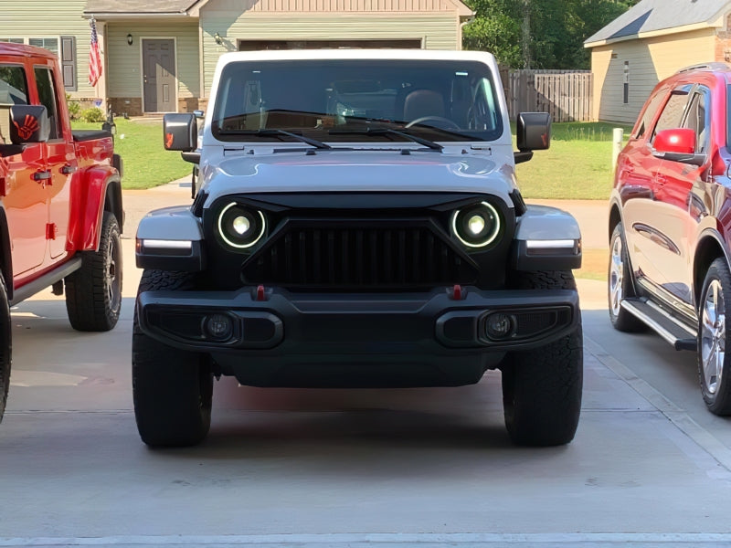 Load image into Gallery viewer, Oracle Oculus Bi-LED Projector Headlights for Jeep JL/Gladiator JT - Matte Blk - 5500K SEE WARRANTY
