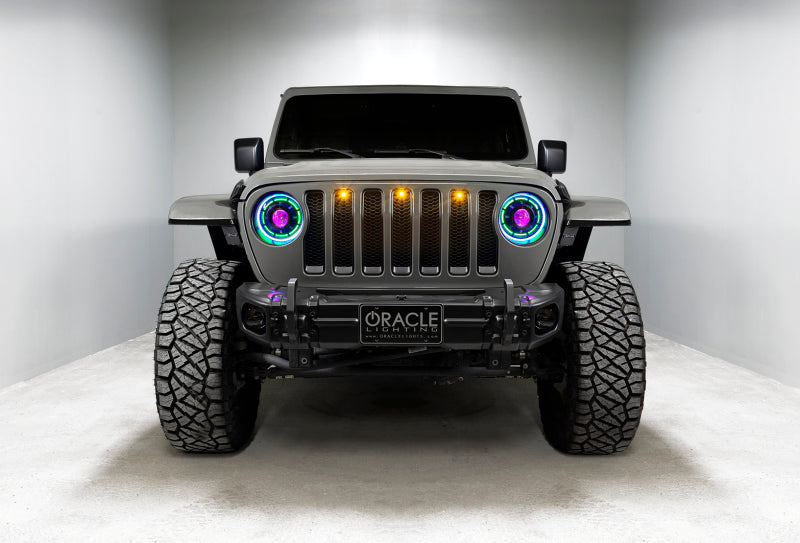 Load image into Gallery viewer, Oracle Oculus Bi-LED Projector Headlights for Jeep JL/Gladiator JT - w/ Simple Cntrl SEE WARRANTY
