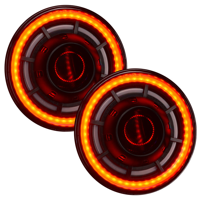 Load image into Gallery viewer, ORACLE Lighting 0718 Jeep Wrangler JK Oculus 7in ColorSHIFT Bi-LED Projector Headlights
