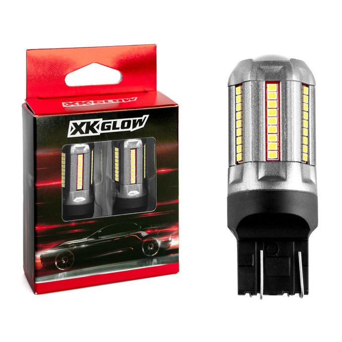 XK Glow 2pc White 7443 Auto Bulb