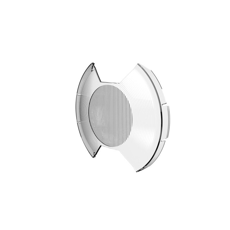 Load image into Gallery viewer, KC HiLiTES SlimLite 8in. LED Light Shield SAE Driving (Shield Only) - Clear
