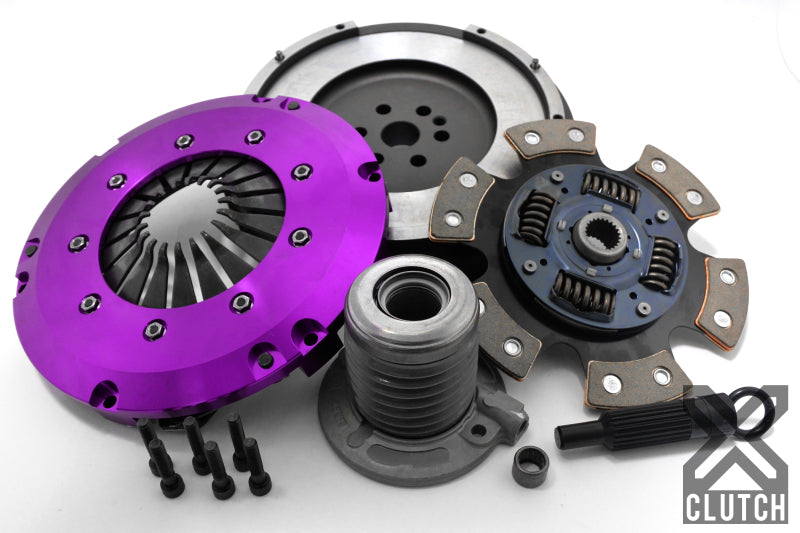 Load image into Gallery viewer, XClutch 15-18 Ford Mustang 2.3L Stage 2R Extra HD Sprung Ceramic Clutch Kit
