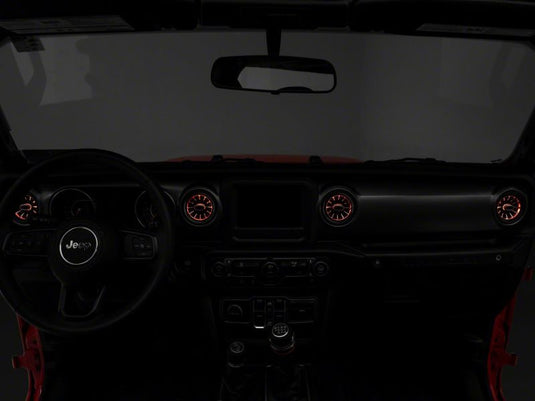 Raxiom 18-23 Jeep Wrangler JL LED Ambient Vent Lighting Kit