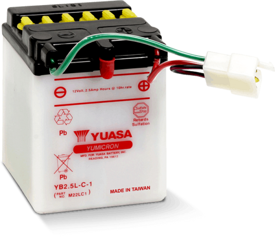 Yuasa YB2.5L-C-1 Yumicron 12-Volt Battery