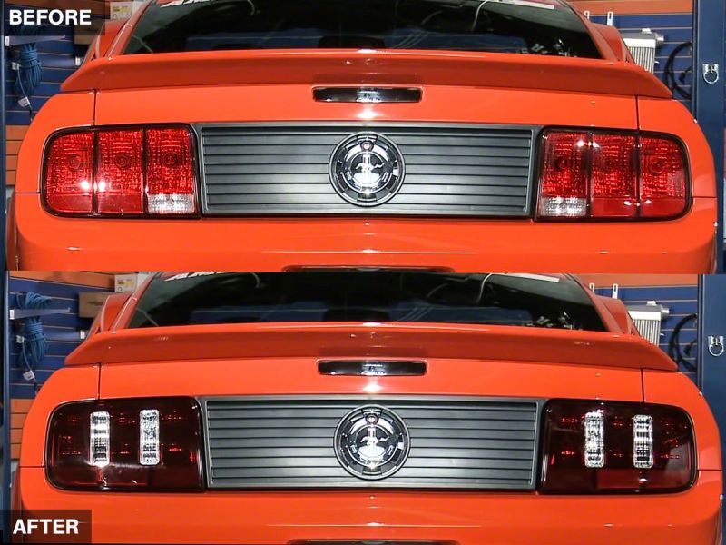 Load image into Gallery viewer, Raxiom 05-09 Ford Mustang Coyote Tail Lights- Blk Housing (Smoked Lens)
