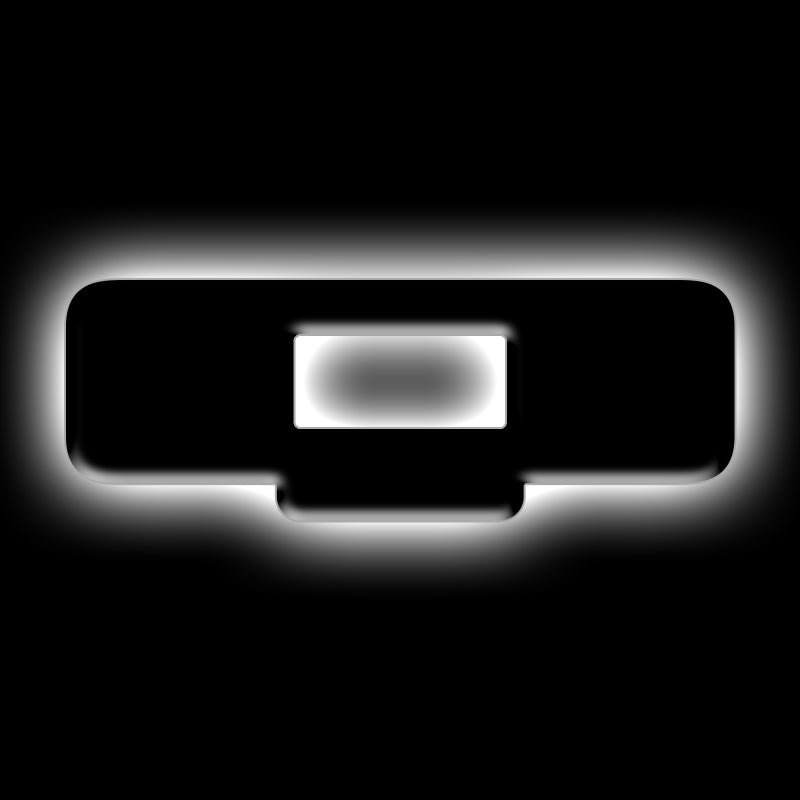 Load image into Gallery viewer, ORACLE Lighting Universal Illuminated LED Letter Badges - Matte Blk Surface Finish - Q
