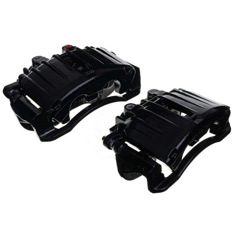 Load image into Gallery viewer, Power Stop 02-06 Cadillac Escalade Rear Black Caliper - Pair w/Bracket
