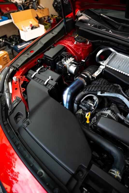 Load image into Gallery viewer, Torque Solution 2022+ Subaru WRX / 19-23 Subaru Ascent Titanium Top Mount Charge Pipe - Brushed
