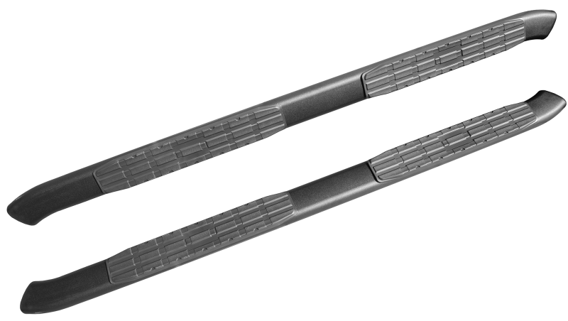 Load image into Gallery viewer, Fishbone Offroad 07-18 Chevrolet Silverado 1500/2500/3500 Double Cab Oval Side Steps -Black Textured
