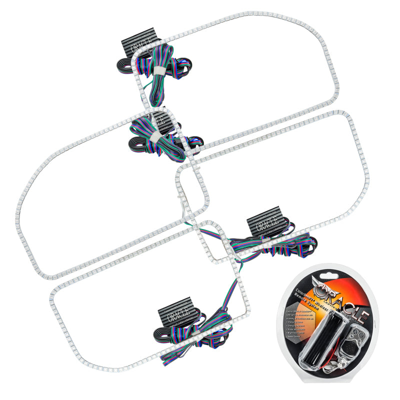 Load image into Gallery viewer, Oracle Ford F250/350 11-16 Halo Kit (Square Ring Design) - ColorSHIFT
