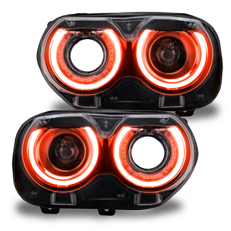 Load image into Gallery viewer, Oracle 15-21 Dodge Challenger RGB+W Headlight DRL Upgrade Kit - ColorSHIFT
