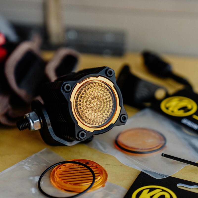 Load image into Gallery viewer, KC HiLiTES FLEX ERA 1 Performance Yellow Flood Beam Lens

