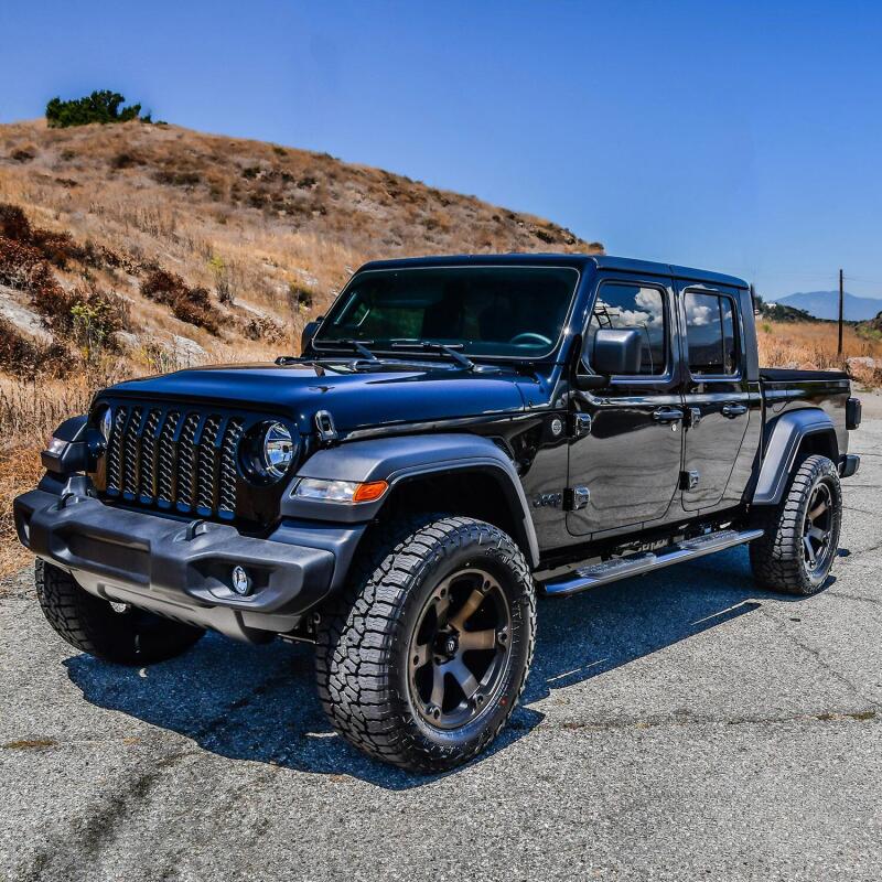 Load image into Gallery viewer, Westin 20-22 Jeep Gladiator PRO TRAXX 4 Oval Nerf Step Bars - Black
