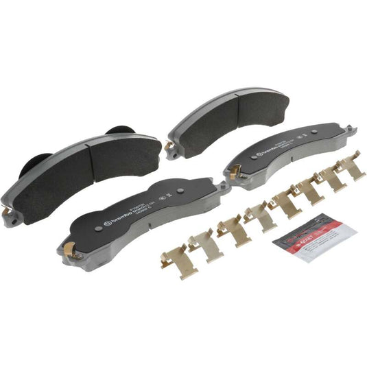 Brembo 09-17 Chevrolet Silverado 2500 HD/GMC Sierra 2500 HD/Silverado 3500 HD Front NAO Brake Pad