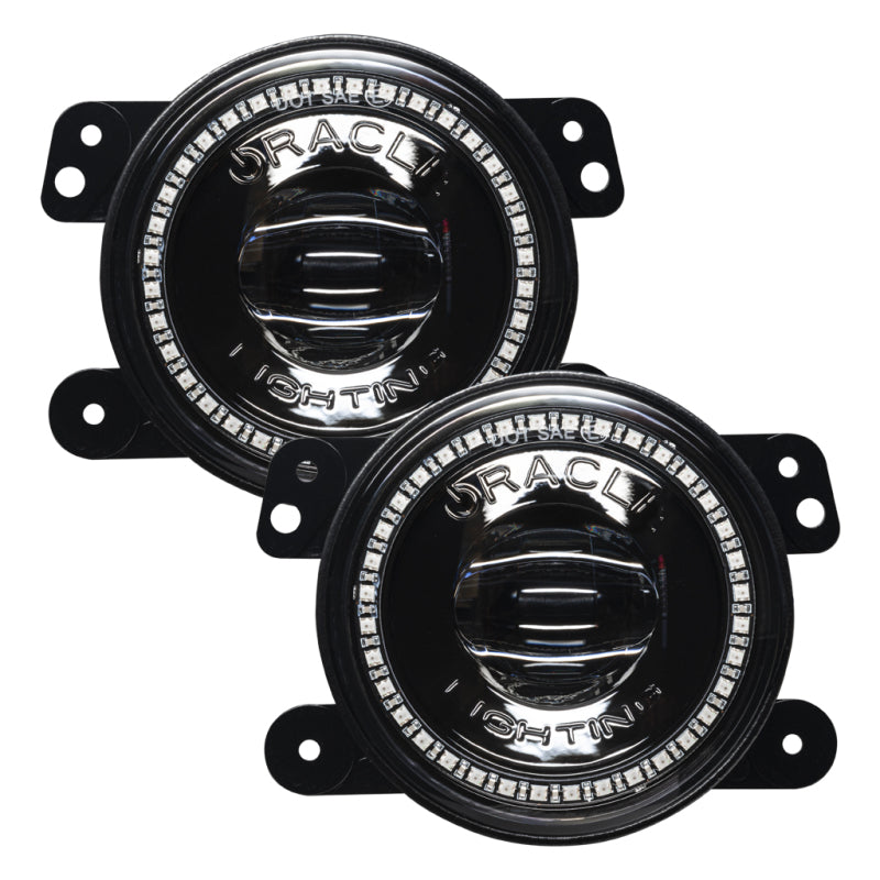 Load image into Gallery viewer, Oracle Jeep Wrangler JK/JL/JT High Performance W LED Fog Lights - ColorSHIFT - Dynamic
