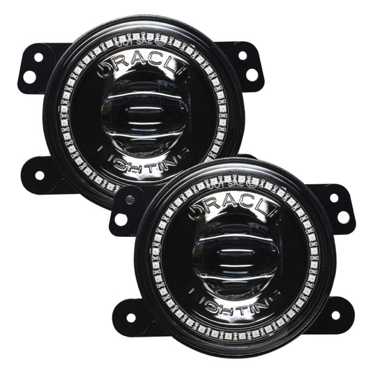 Oracle Jeep Wrangler JK/JL/JT High Performance W LED Fog Lights - ColorSHIFT - Dynamic