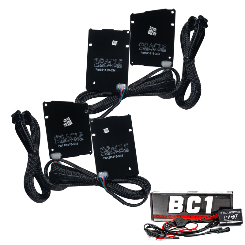 Load image into Gallery viewer, Oracle 19-21 Chevy Camaro LS/LT RGB+A Headlight DRL  Kit - ColorSHIFT w/ BC1 Controller
