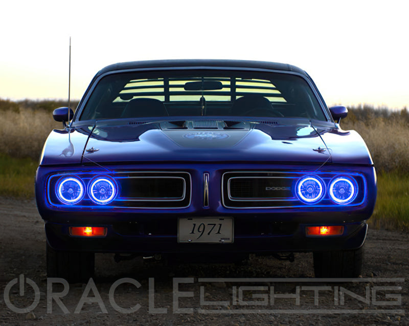 Load image into Gallery viewer, Oracle Pre-Installed Lights 5.75 IN. Sealed Beam - Blue Halo SEE WARRANTY
