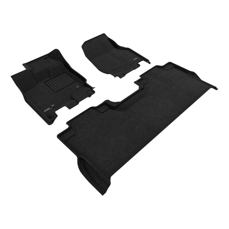 Load image into Gallery viewer, 3D MAXpider 22-26 Ford F-150 Lightning Supercrew Elegant Black Full Set
