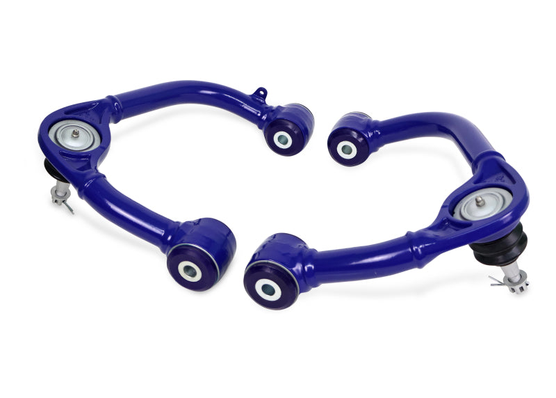 Load image into Gallery viewer, SuperPro 2021+ Ford F150 Fixed Offset Front Upper Control Arm Set
