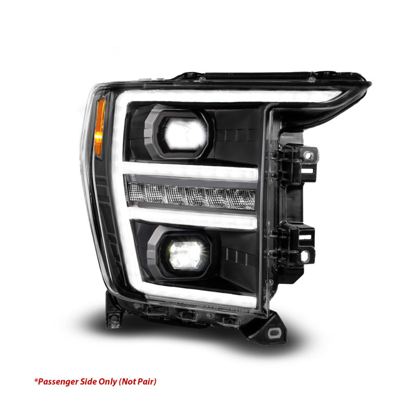 Load image into Gallery viewer, ANZO 21-23 Ford F150 LED Projector Headlight w/Switchback+Sequential - Black (Passenger Side Only)
