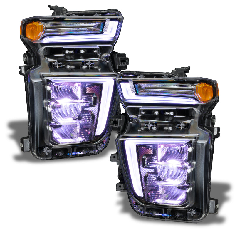 Load image into Gallery viewer, Oracle 20-21 Chevy Silverado HD 2500RGB Headlight Demon Eye Kit - w/o Controller
