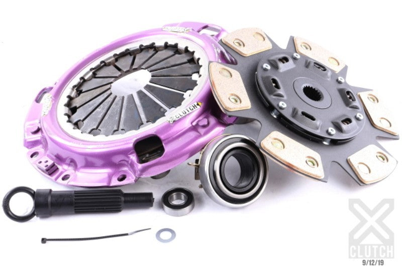 Load image into Gallery viewer, XClutch 92-96 Mitsubishi Lancer GSR 1.8L Stage 2R Extra HD Sprung Ceramic Clutch Kit
