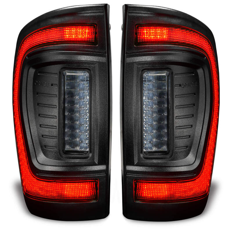 Load image into Gallery viewer, Oracle Lighting 16-23 Gen 3 Toyota Tacoma Black Series Flush Style LED Tail Lights SEE WARRANTY
