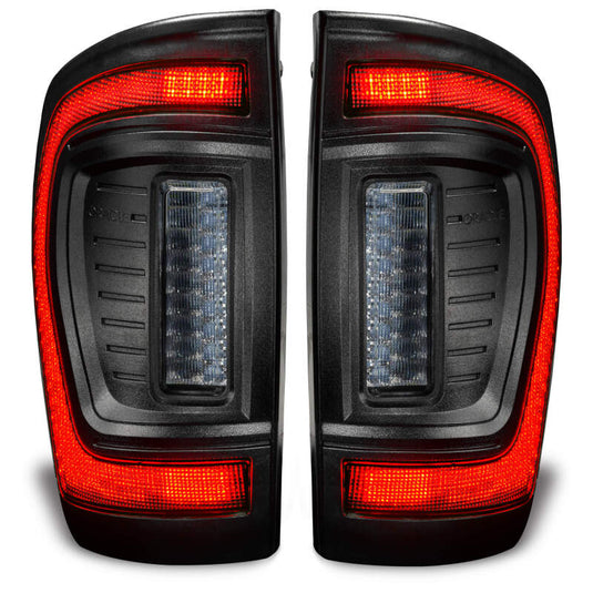 Oracle Lighting 16-23 Gen 3 Toyota Tacoma Black Series Flush Style LED Tail Lights SEE WARRANTY