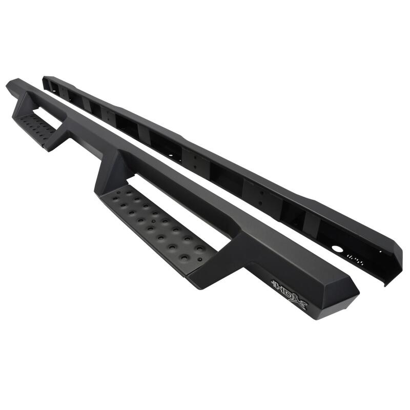 Load image into Gallery viewer, Westin/HDX 09-14 Ford F-150 SuperCrew Drop Nerf Step Bars - Textured Black
