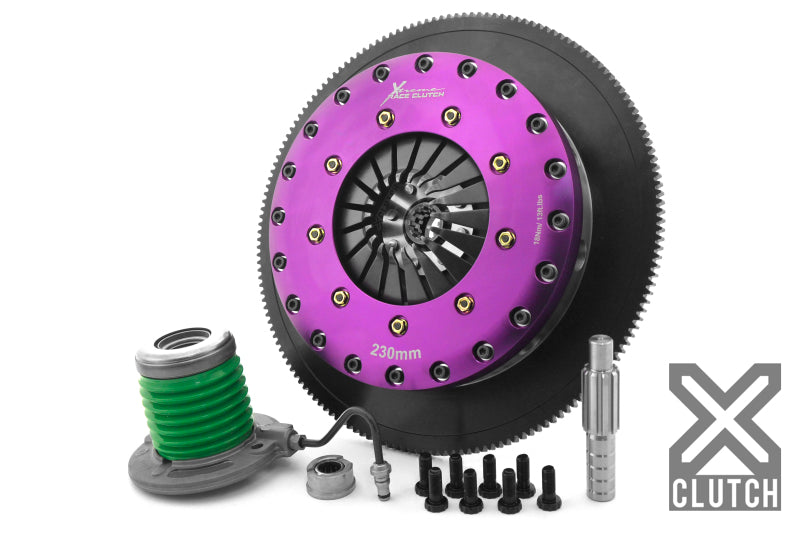 Load image into Gallery viewer, XClutch 05-10 Ford Mustang GT 4.6L 9in Triple Solid Organic Clutch Kit
