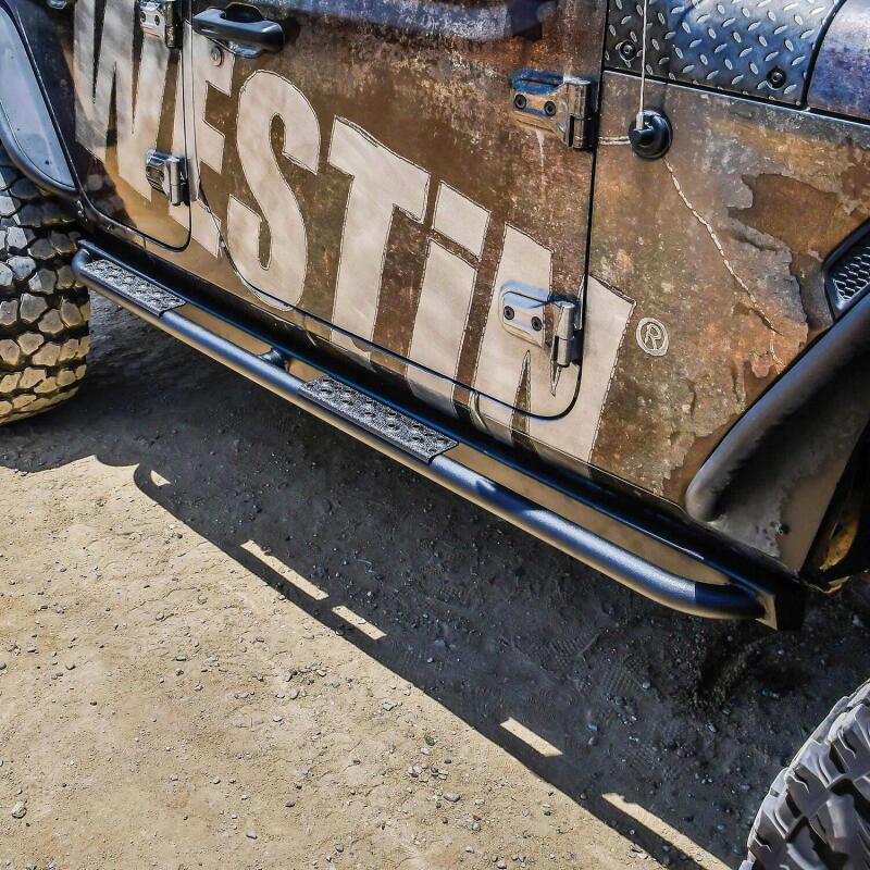 Load image into Gallery viewer, Westin 18-23 Jeep Wrangler JL Unlimited 4dr Rock Slider - Textured Black
