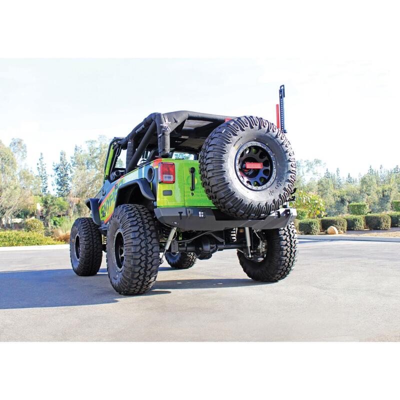 Load image into Gallery viewer, Westin 07-18 Jeep Wrangler JK WJ2 Rear Bumper - Textured Black
