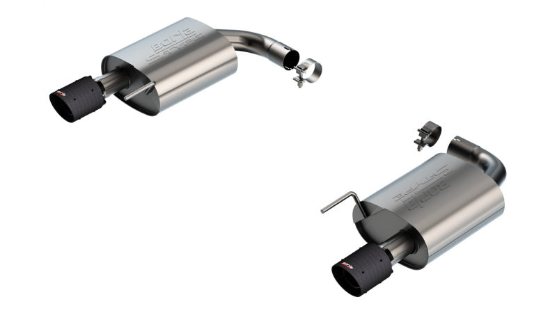Load image into Gallery viewer, Borla 2024 Ford Mustang GT 5.0L V8 w/o Active Exhaust S-Type Axle-Back Exhaust System - Carbon Fiber

