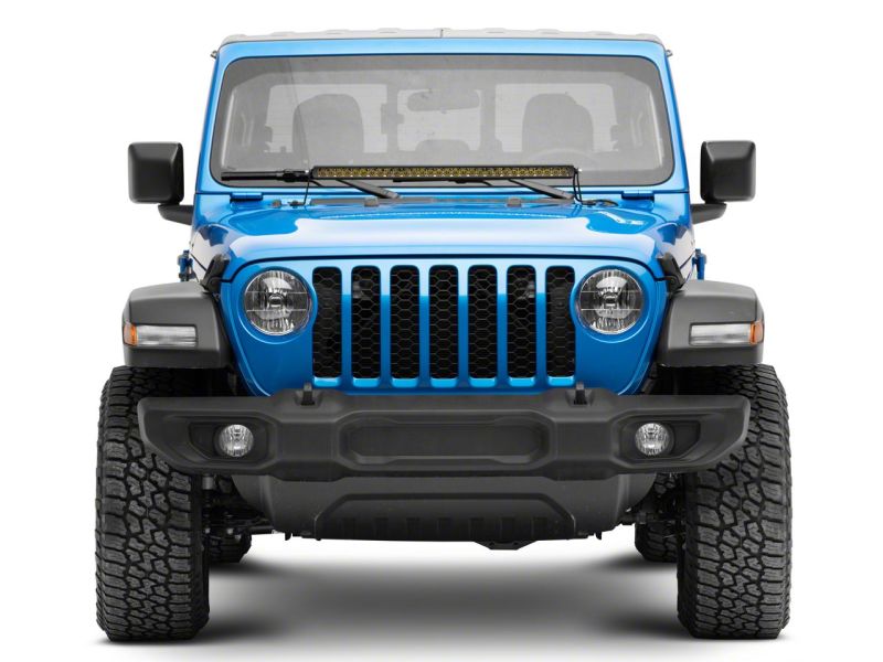 Load image into Gallery viewer, Raxiom 18-23 Jeep Wrangler JL Axial Series 30-In Single Row LED Light Bar w/ Hood Mounting Brackets
