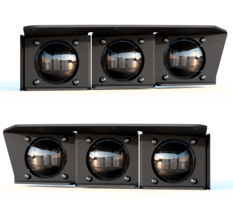 Load image into Gallery viewer, ORACLE Lighting 21-22 Ford Bronco Triple LED Fog Light Kit for Steel Bumper - White
