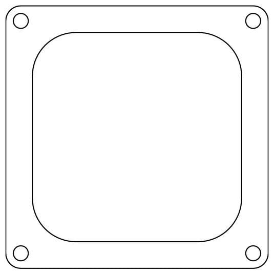 Cometic Holley 4500 Dominator .060in Fiber Carburetor Gasket - 4.775in x 4.775in - Open Plenum