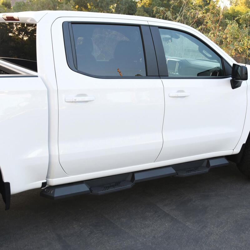 Load image into Gallery viewer, Westin 2019 Chevrolet Silverado/Sierra 1500 Crew Cab Xtreme Nerf Step Bars - Textured Black
