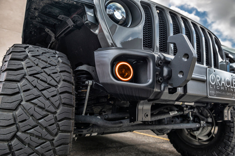Load image into Gallery viewer, Oracle Jeep Wrangler JK/JL/JT High Performance W LED Fog Lights - ColorSHIFT - Dynamic
