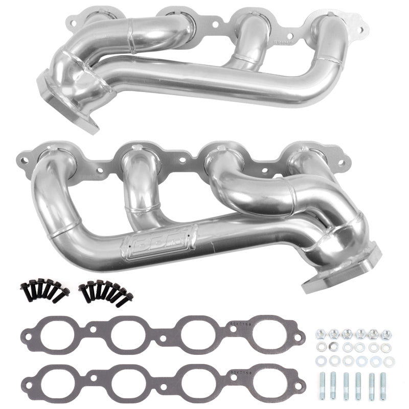 Load image into Gallery viewer, BBK 19-24 GM Full Size 5.3/6.2L Shorty Headers (Silver Ceramic)
