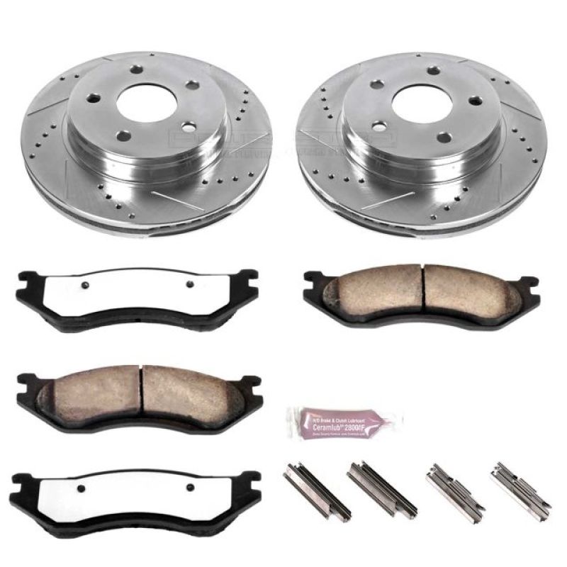 Load image into Gallery viewer, Power Stop 03-05 Dodge Ram 1500 Front Z36 Truck &amp; Tow Brake Kit
