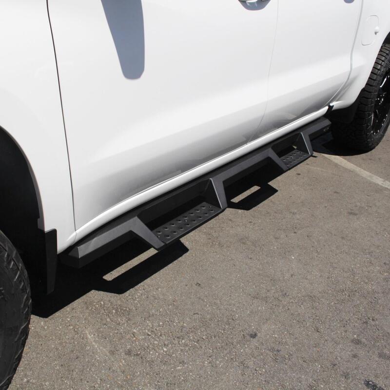 Load image into Gallery viewer, Westin 2019 Chevrolet Silverado / GMC Sierra 1500 Crew Cab Drop Nerf Step Bars - Textured Black
