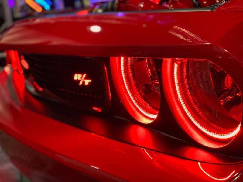 Load image into Gallery viewer, Oracle 08-14 Dodge Challenger Dynamic Surface Mount Headlight Halo Kit - - Dynamic
