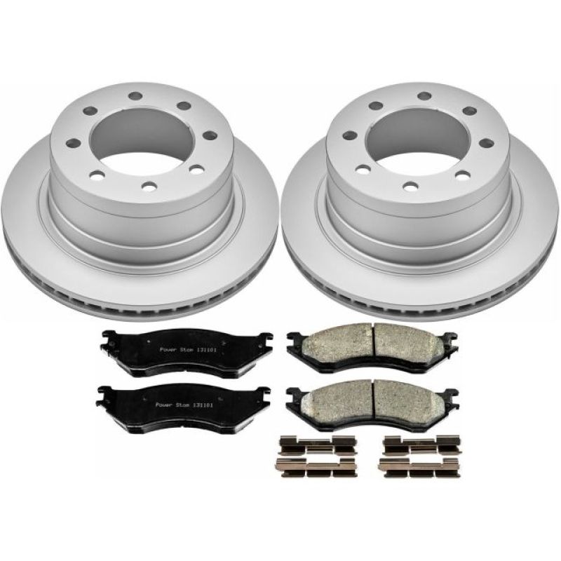 Load image into Gallery viewer, Power Stop 06-08 Dodge Ram 1500 Rear Z17 Evolution Geomet Coated Brake Kit
