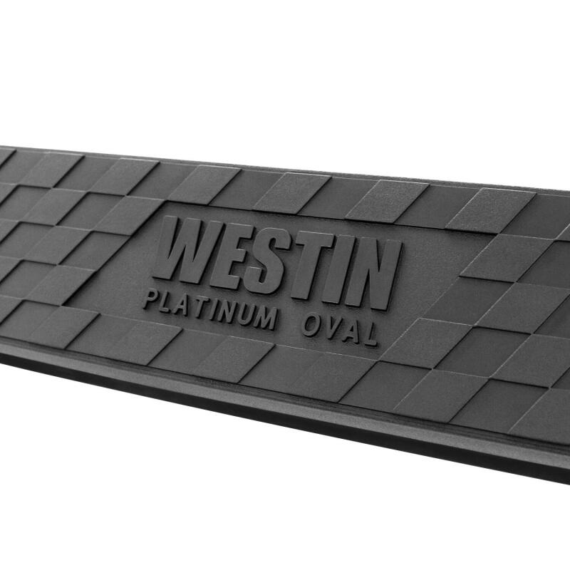 Load image into Gallery viewer, Westin 2019 Chevrolet Silverado/Sierra 1500 Crew Cab Platinum 4 Oval Nerf Step Bars - Black

