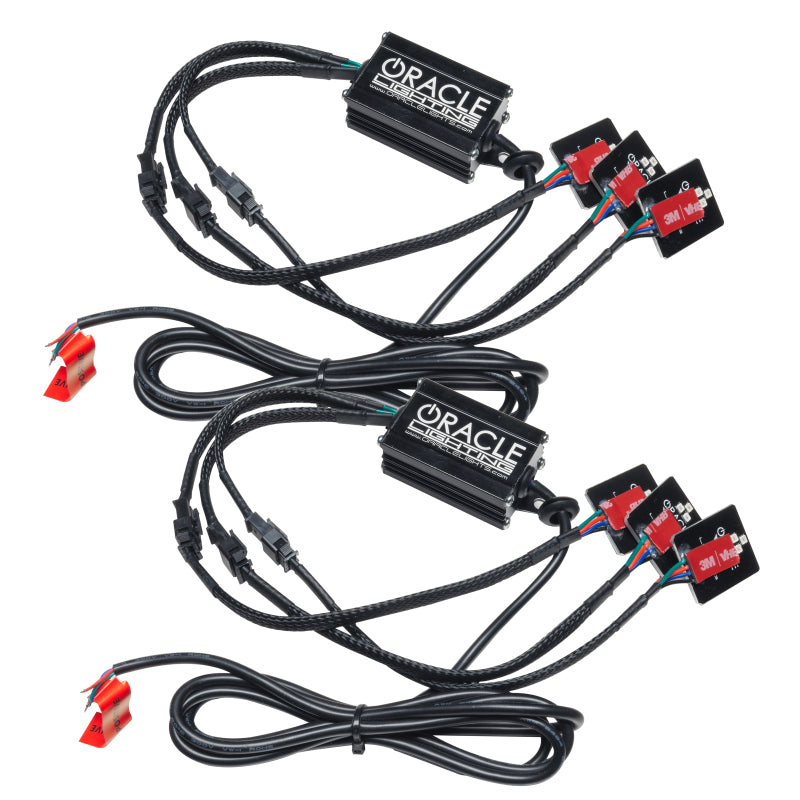 Load image into Gallery viewer, Oracle 20-21 Chevy Silverado HD 2500RGB Headlight Demon Eye Kit - w/o Controller
