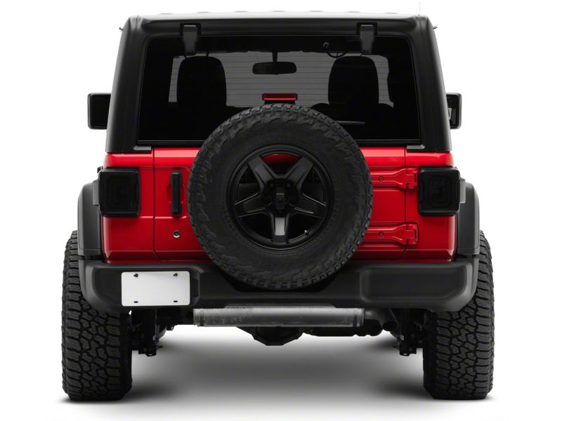 Load image into Gallery viewer, Raxiom 18-23 Jeep Wrangler JL Axial Series Carver LED Tail Lights- Blk Housing (Smoked Lens)
